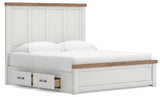 Savonport King Panel Bed with Storage