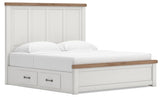 Savonport King Panel Bed with Storage
