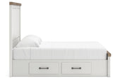 Savonport King Panel Bed with Storage
