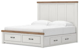 Savonport King Panel Storage Bed