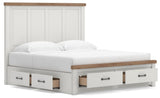 Savonport King Panel Storage Bed