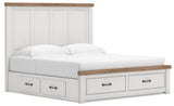 Savonport King Panel Storage Bed