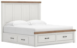 Savonport King Panel Storage Bed