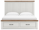 Savonport King Panel Storage Bed