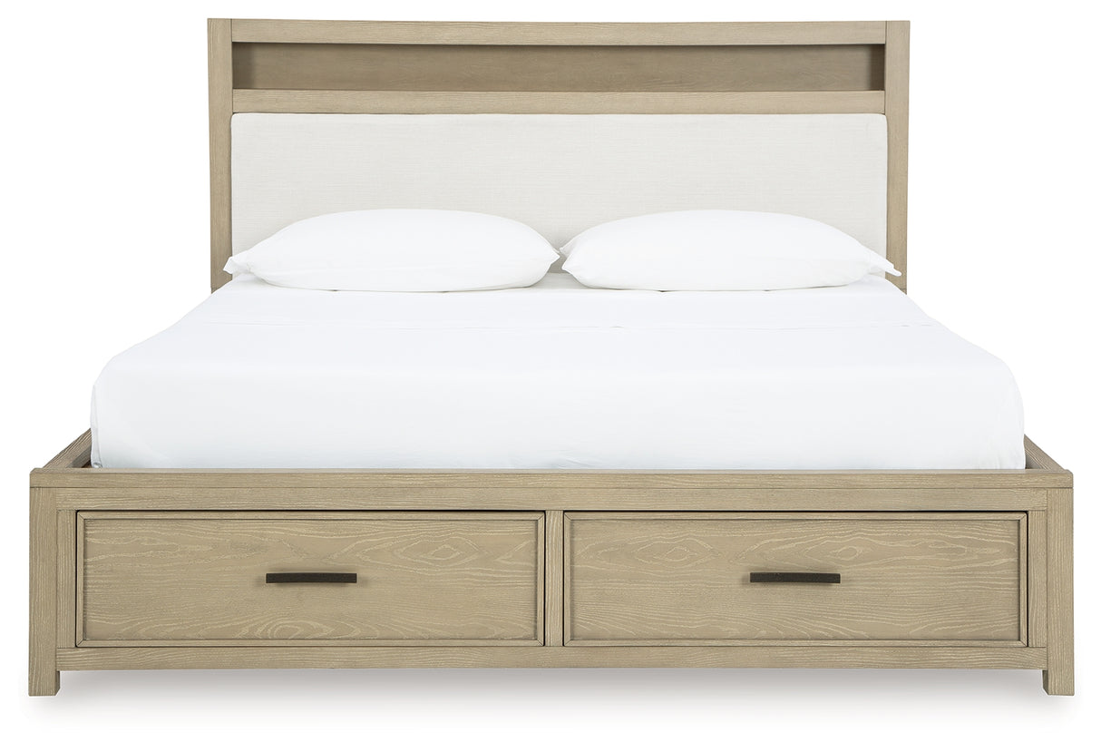 Calmoro California King Bookcase Bed