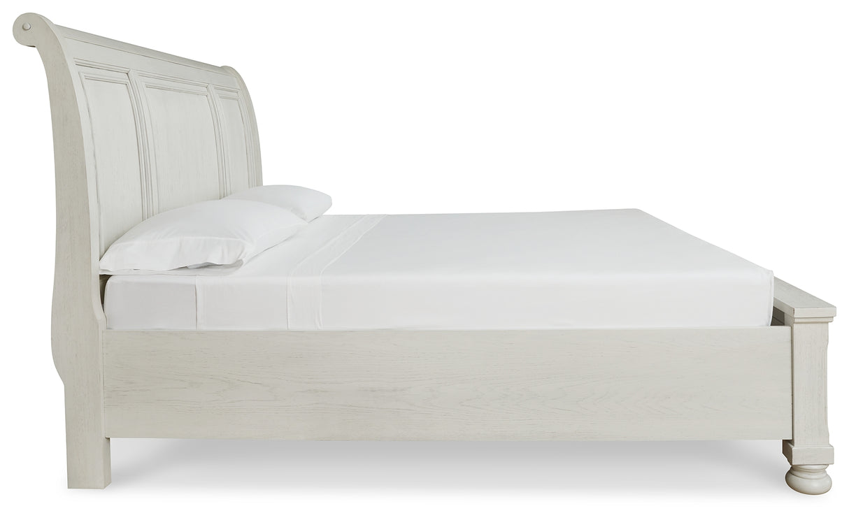 Robbinsdale California King Sleigh Bed with Storage