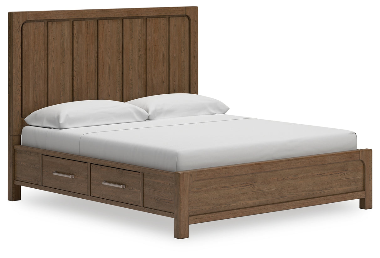 Cabalynn California King Panel Bed with Storage