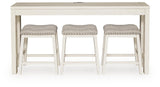 Robbinsdale Counter Height Dining Table and 3 Barstools Set