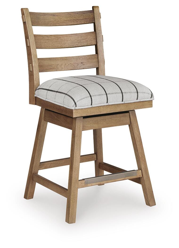 Ridgester Counter Height Swivel Barstool