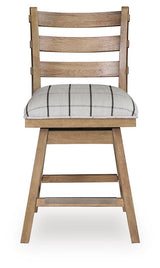 Ridgester Counter Height Swivel Barstool