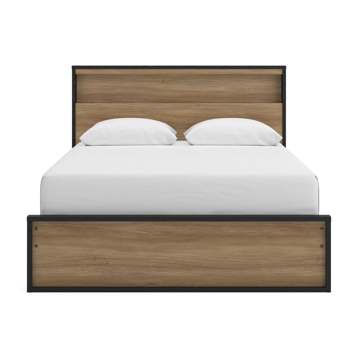 Kozmour Queen Bookcase Complete Bed Frame