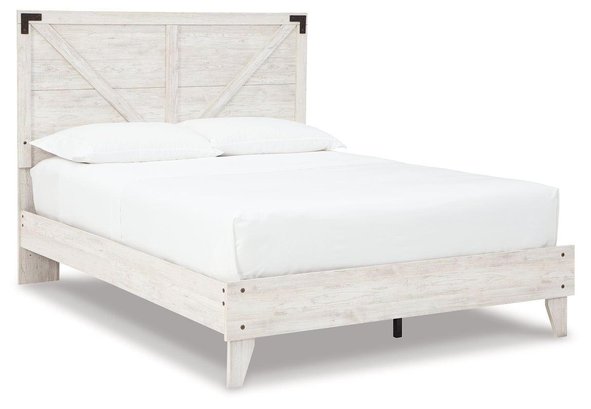 Shawburn Queen Crossbuck Panel Platform Bed