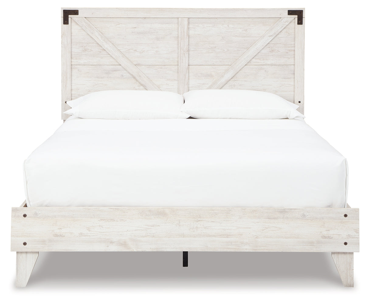 Shawburn Queen Crossbuck Panel Platform Bed