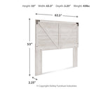 Shawburn Queen Crossbuck Panel Headboard