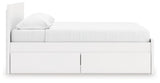 Onita King Panel Platform Bed with Storage