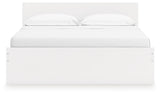 Onita King Panel Platform Bed with 2 Side Storage