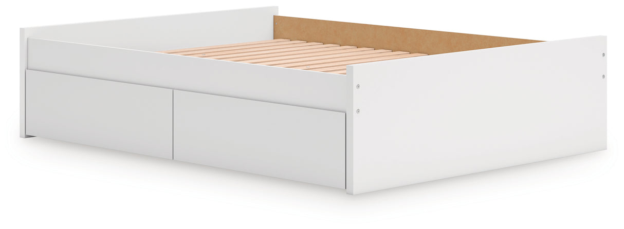 Onita Queen Platform Bed with 1 Side Storage