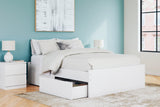 Onita Queen Platform Bed with 1 Side Storage