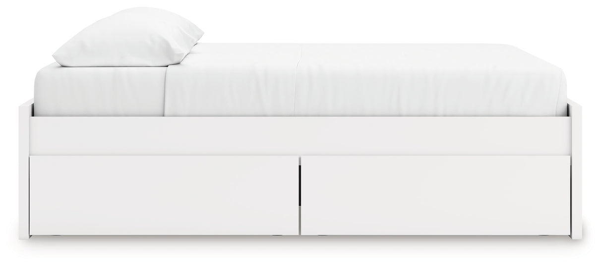 Onita King Platform Bed with 1 Side Storage