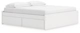 Onita King Platform Bed with 2 Side Storage