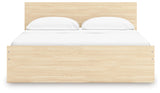 Onita King Panel Platform Bed with 2 Side Storage