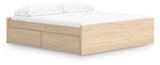 Onita King Platform Bed with 1 Side Storage