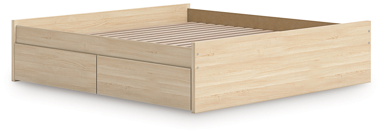 Onita King Platform Bed with 2 Side Storage