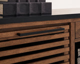 Kallari Credenza with Desk Return