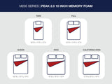 Peak 2.0 10 Memory Foam King Mattress