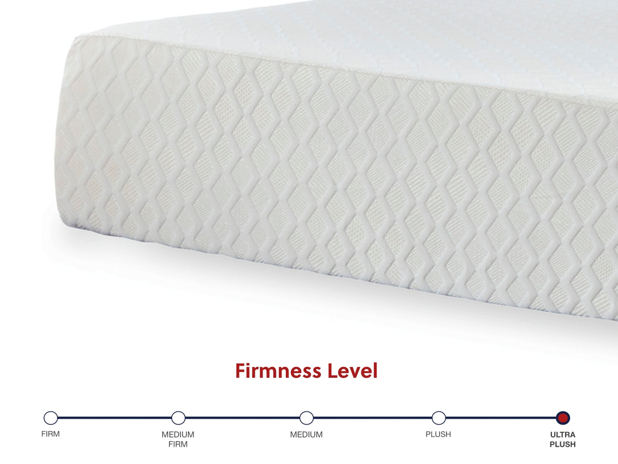 Chime 12 Inch Memory Foam Queen Mattress in a Box
