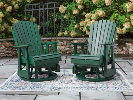 Shell Beach Outdoor Swivel Glider Chair