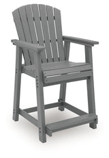 Sanctuary Beach Outdoor Counter Height Bar Stool (Set of 2)