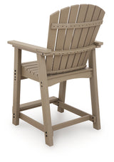 Seacliff Beach Outdoor Counter Height Bar Stool (Set of 2)