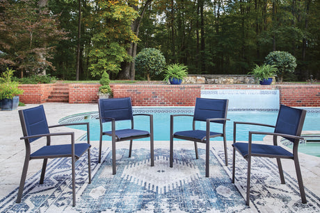 Rocky Creek Outdoor Sling Arm Chair (Set of 4)