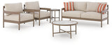 Bluff Trail Outdoor Love/Chairs/Tables Set (Set of 5)