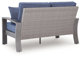 Half Moon Beach Outdoor Loveseat with Cushion