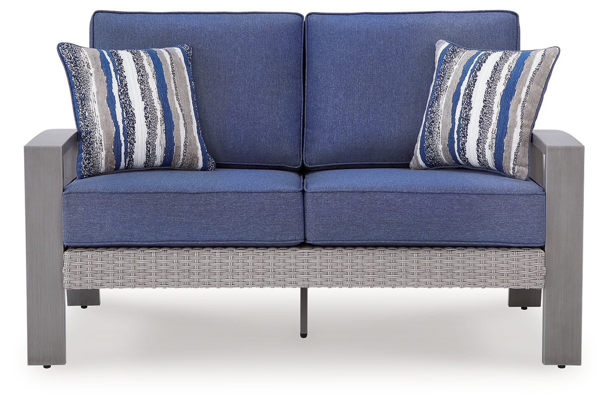 Half Moon Beach Outdoor Loveseat with Cushion