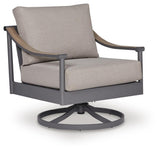 Ocean Beach Outdoor Swivel Lounge with Cushion