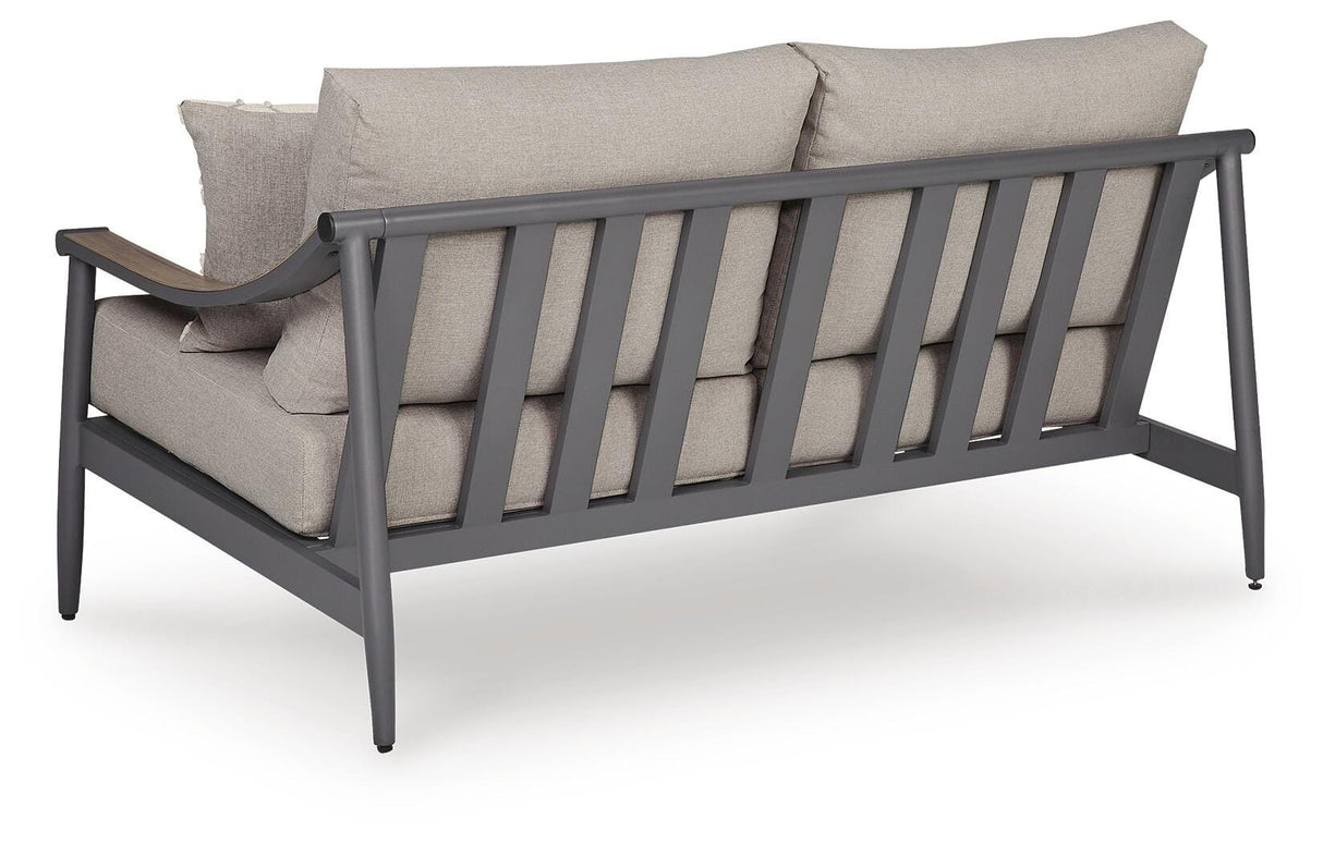 Ocean Beach Outdoor Loveseat with Cushion