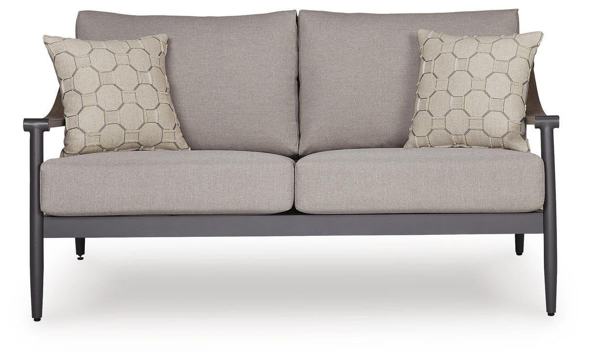 Ocean Beach Outdoor Loveseat with Cushion