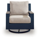East Beach Outdoor Swivel Glider Chair with Cushion