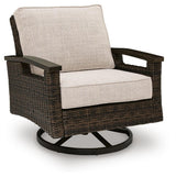 Monterey Point Outdoor Swivel Lounge Chair (Set of 2)