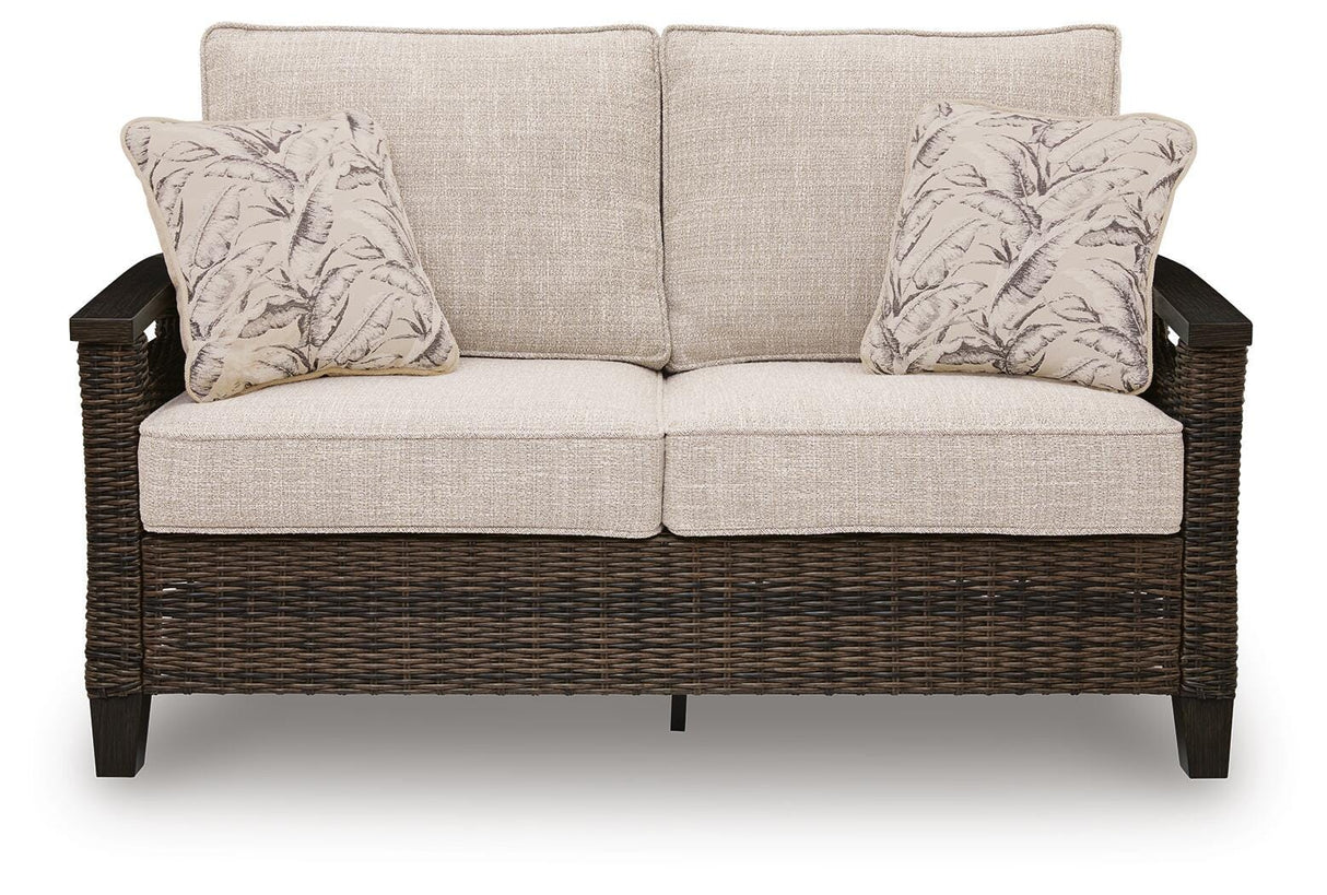 Monterey Point Outdoor Loveseat with Cushion