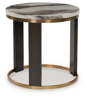 Brown/Brass Finish