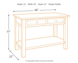 Tyler Creek Sofa/Console Table