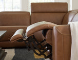 Magic Man 5-Piece Power Reclining Sectional with Console