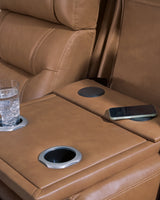 Knightington Power Reclining Sofa with Audio Seating