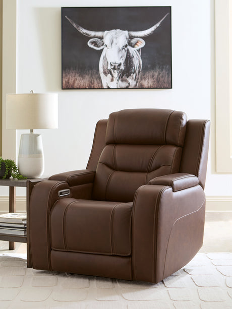 Knightington Power Recliner with Audio Seating
