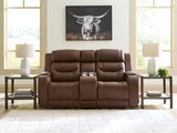Knightington Power Reclining Loveseat with Audio Seating