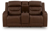 Knightington Power Reclining Loveseat with Audio Seating